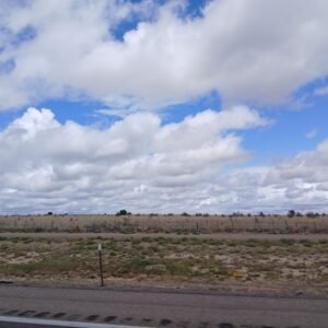Desert along the road