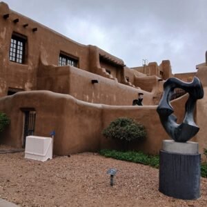 Adobe buildings from spiral journey