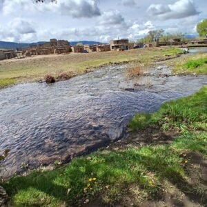 A stream in the Taos Pueblos
